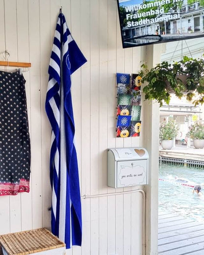 30% Summer Sale + Free Shipping - Zurich Beachtowel Badetüchli Geschenk Cote d'A Zurich