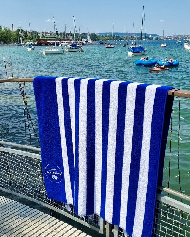 30% Summer Sale + Free Shipping - Zurich Beachtowel Badetüchli Geschenk Cote d'A Zurich